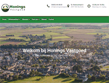 Tablet Screenshot of honingsvastgoed.nl